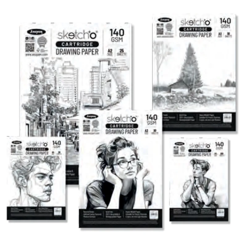 Anupam Sketch-O Cartridge Drawing Paper Pack A1* (332376)
