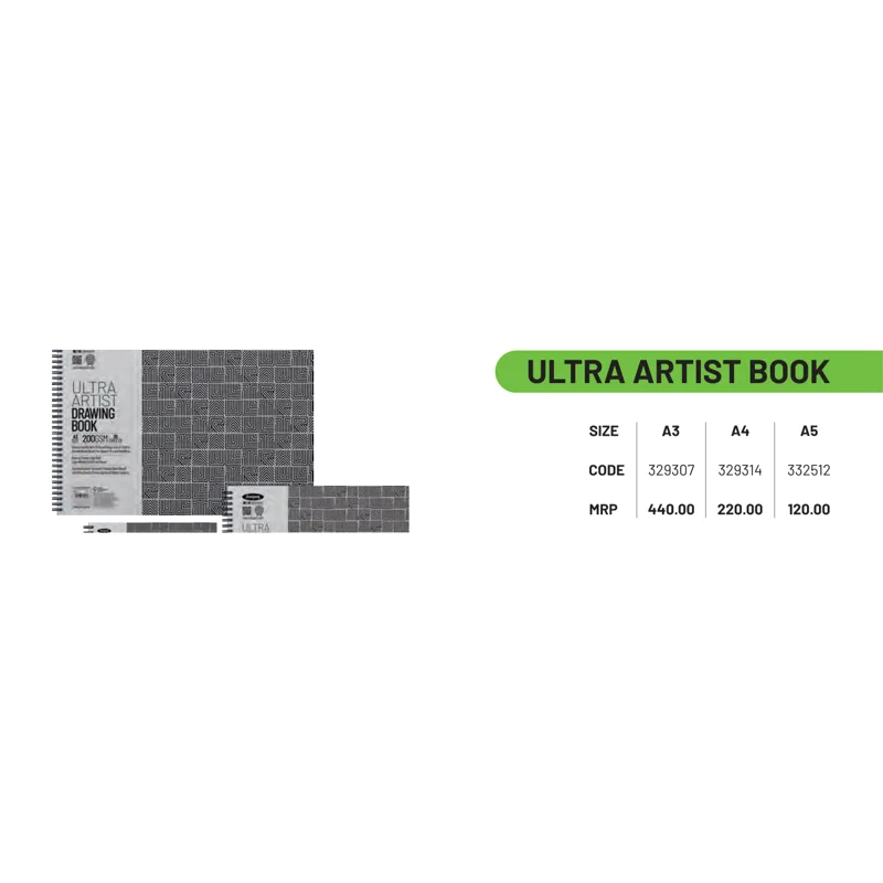 Anupam Ultra Artist Book A4