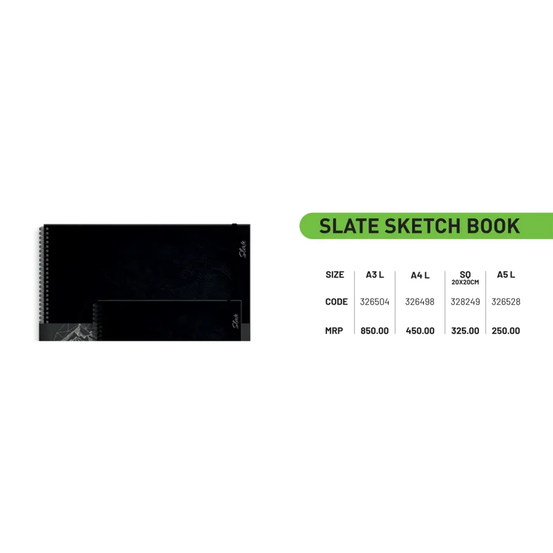 Anupam Slate Sketch Book A5L