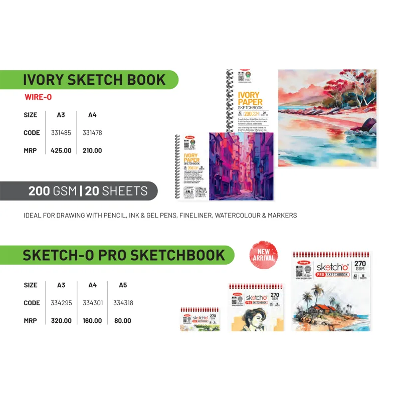 Anupam Ivory Sketch Book A5