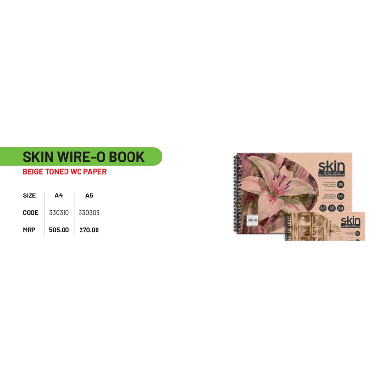 Anupam Skin Wire-O Book A5