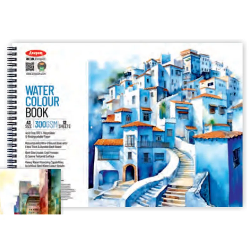 Anupam Water Colour Wire-O A5 (328652)
