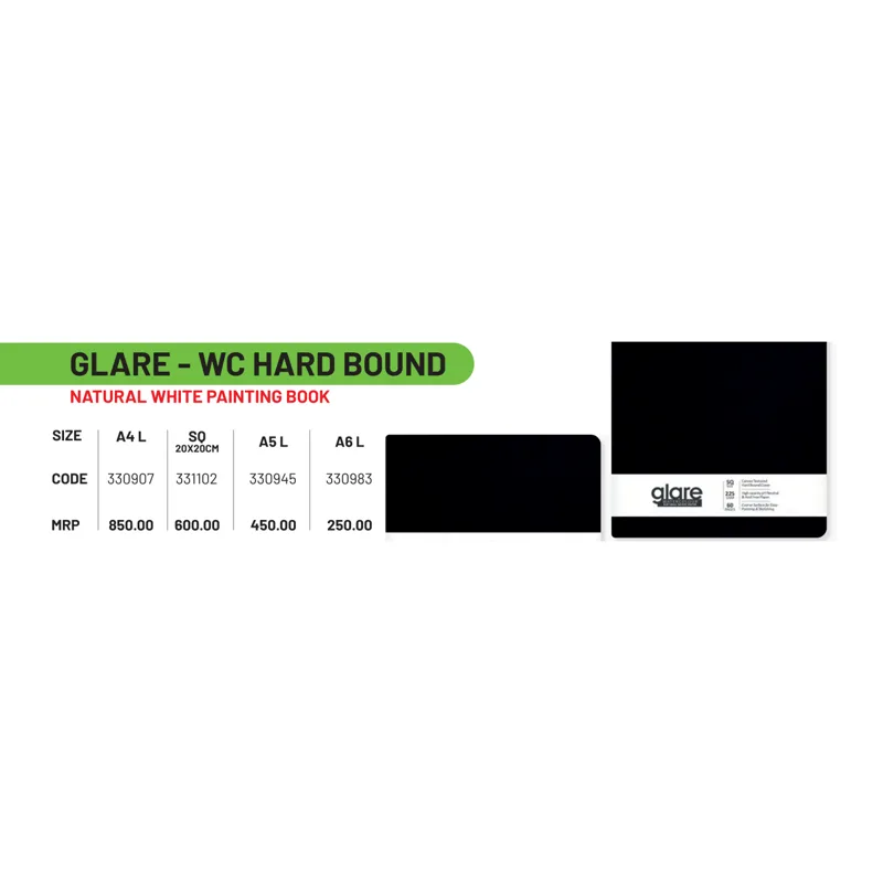 Anupam Glare - WC Hard Bound A6L