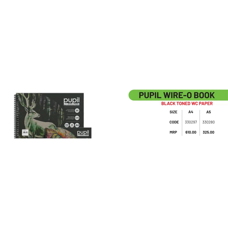Anupam Pupil Wire-O Book A5