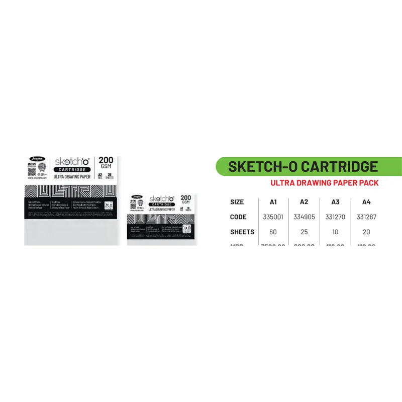 Anupam Sketch-O Ultra Drawing Paper Pack A4