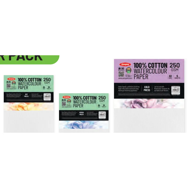 Anupam 100% Cotton WC Paper Pack (329802)