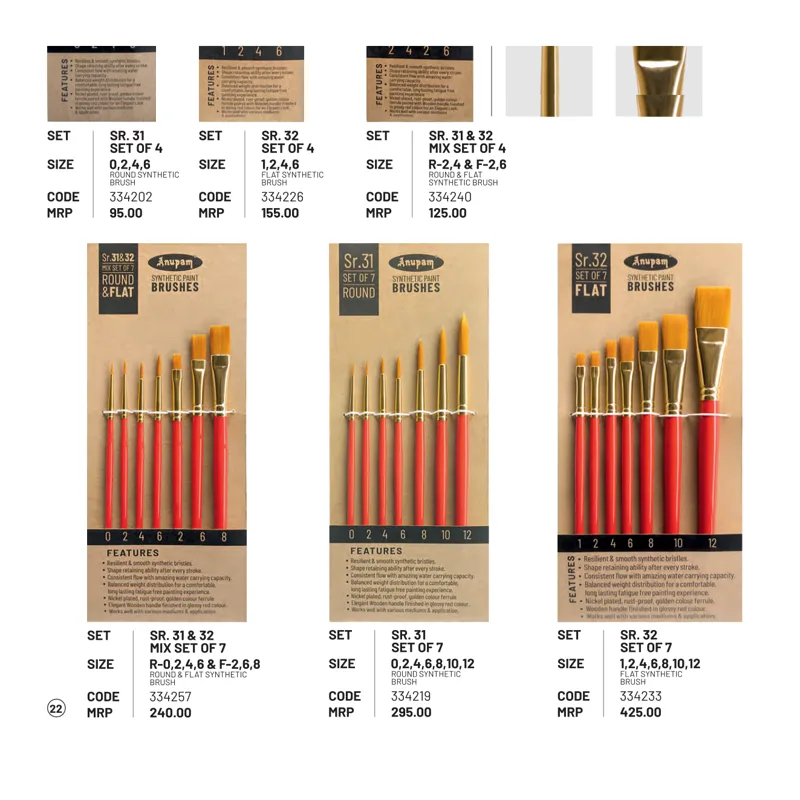 Anupam Paint Brush Set (334233)