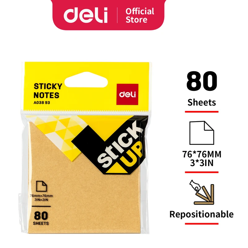 Deli A03893 Sticky Notes