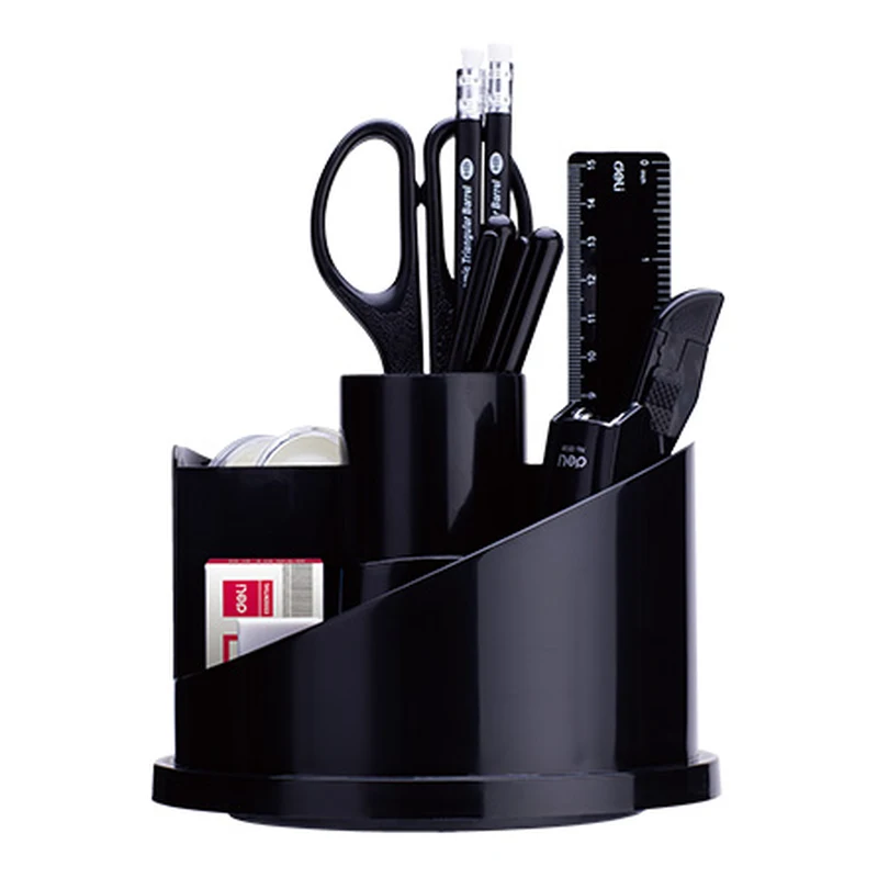 Deli W38251A Rotary Desk Organiser 7C