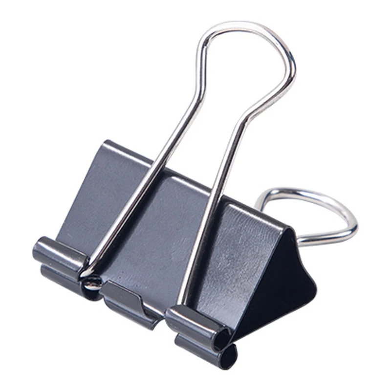 Deli W38563 Binder Clips 32 MM Black
