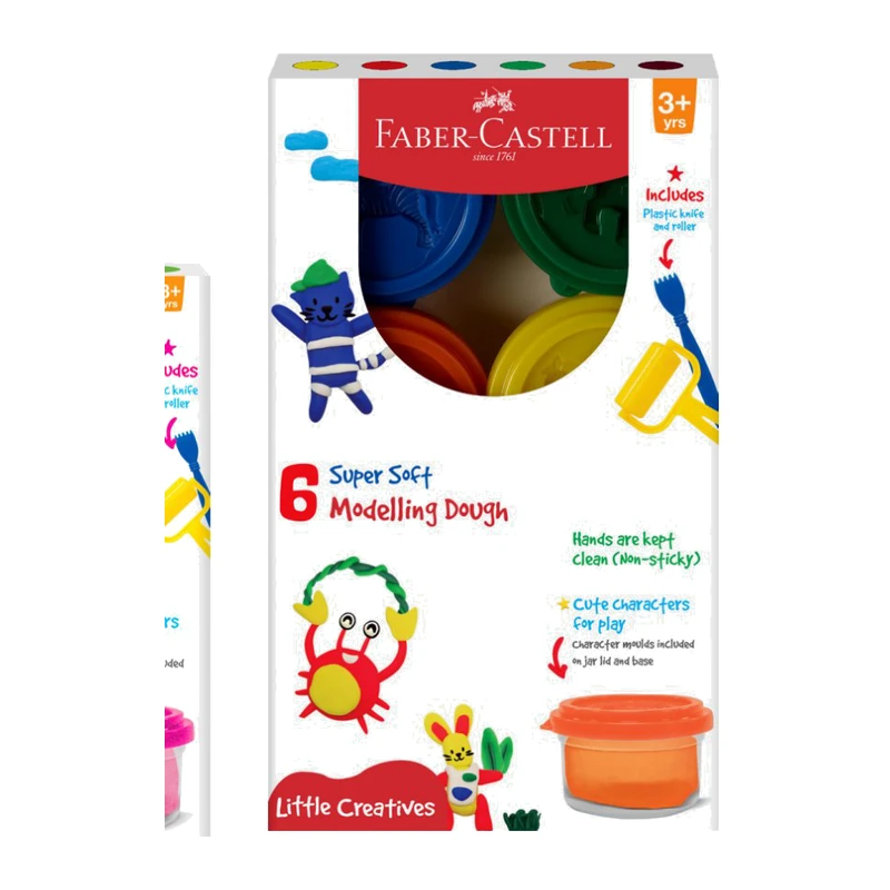 Faber-Castell 6 Super Soft Modelling Dough