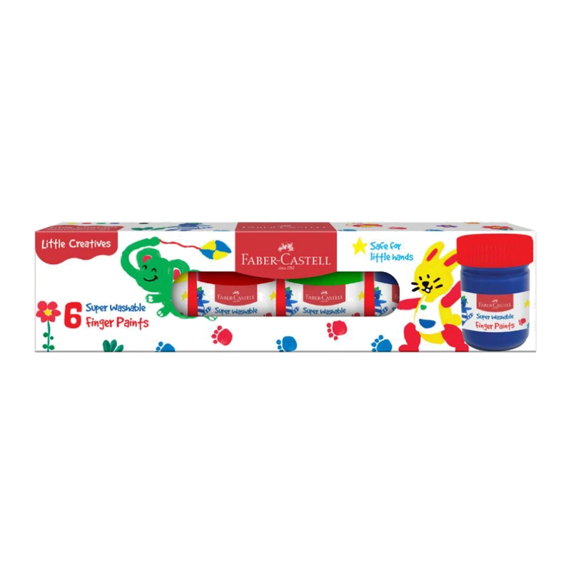 Faber-Castell Finger Paints Set of 6