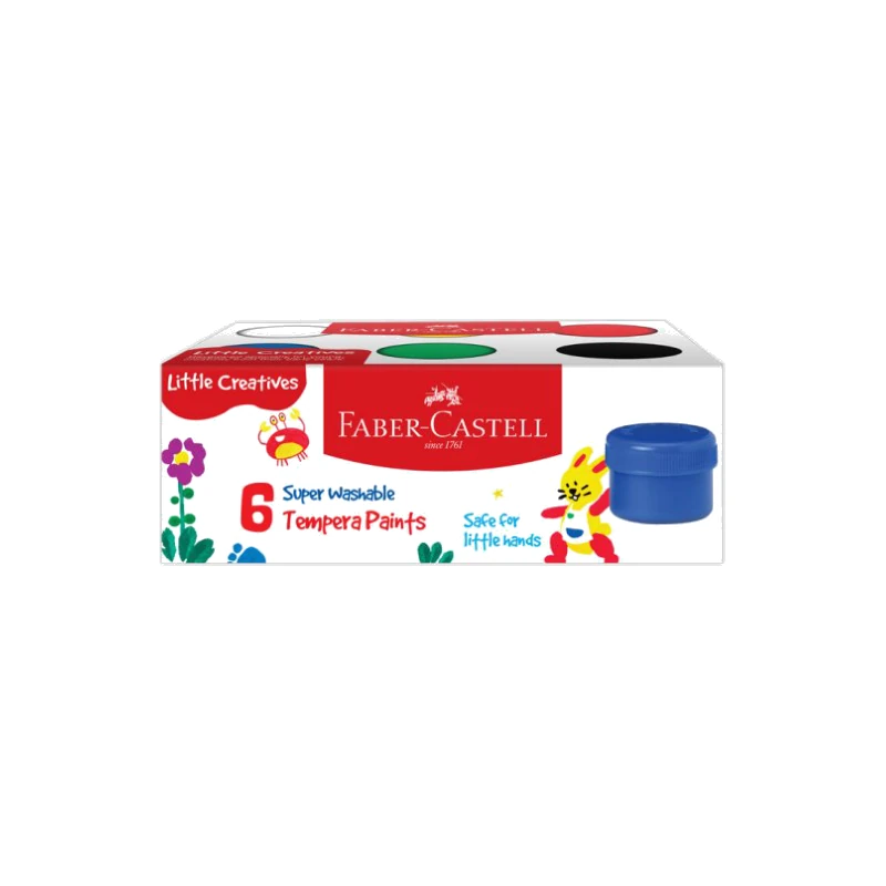 Faber-Castell Tempera Fun Paints 10ml Set of 6