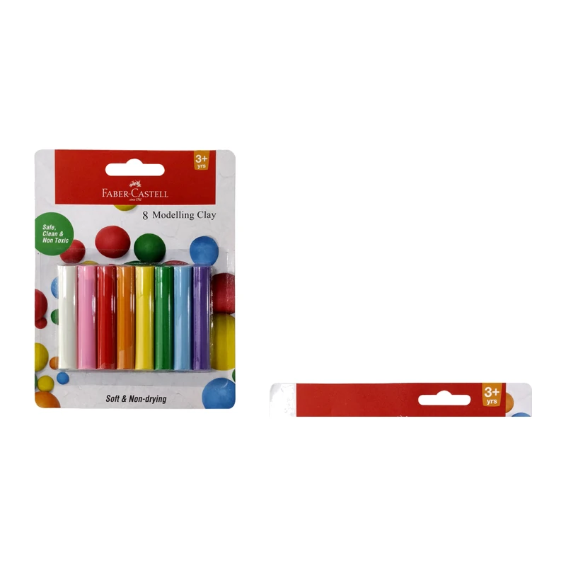 Faber-Castell 8 Modelling Clay 100gm