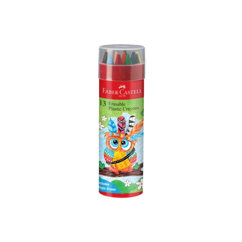 Faber-Castell Erasable Crayons Tin of 13