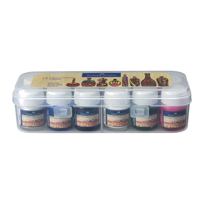 Faber-Castell 12 fabric colours