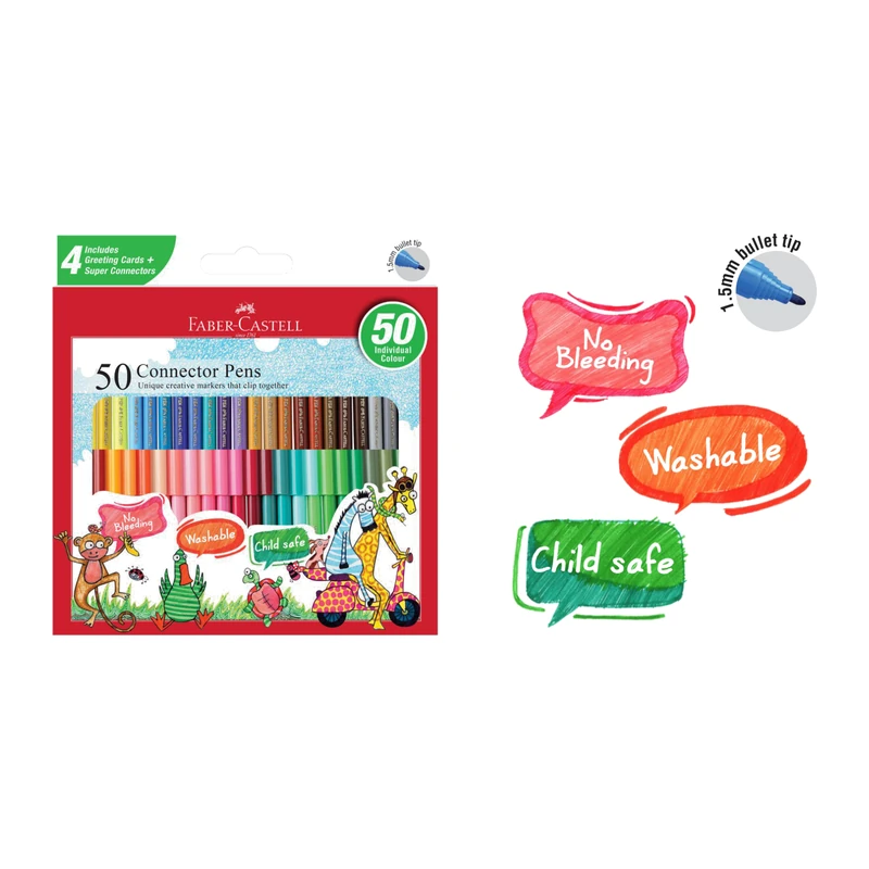 Faber-Castell Connector Pens Set of 50