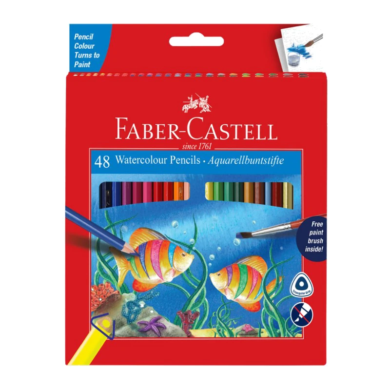 Faber-Castell Watercolour Pencils Set of 48