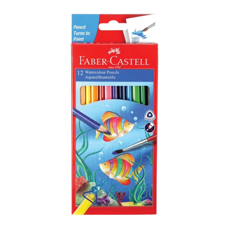 Faber-Castell Watercolour Pencils Set of 12
