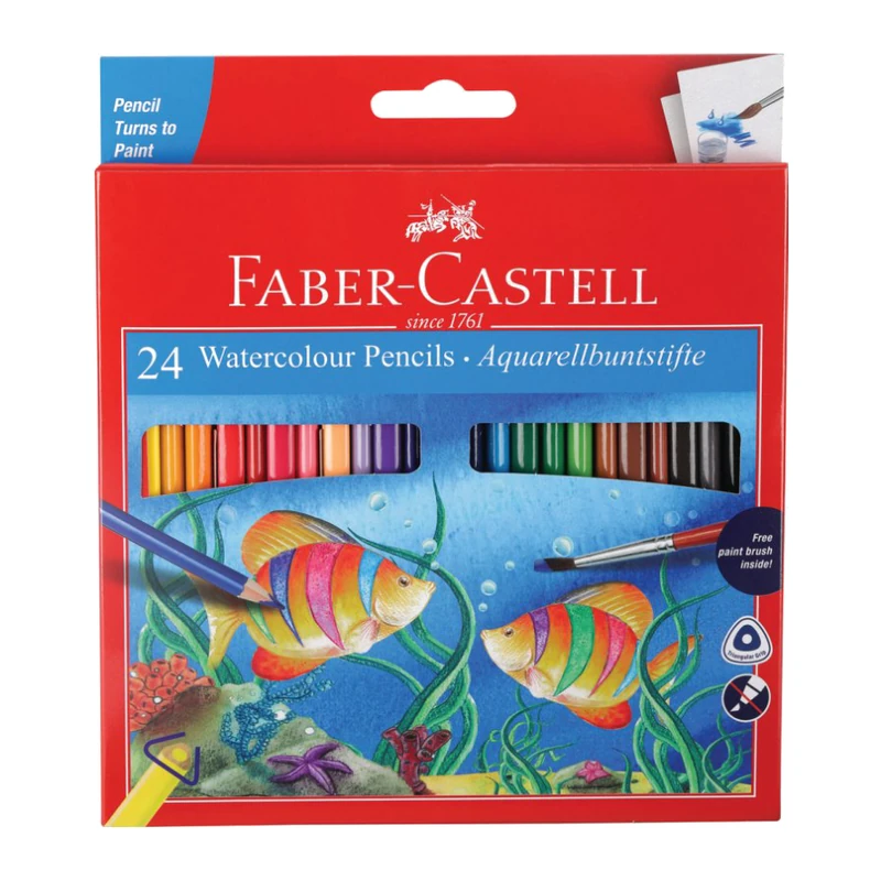 Faber-Castell Watercolour Pencils Set of 24