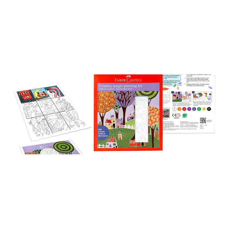 Faber-Castell Paint By Number-Country Magic