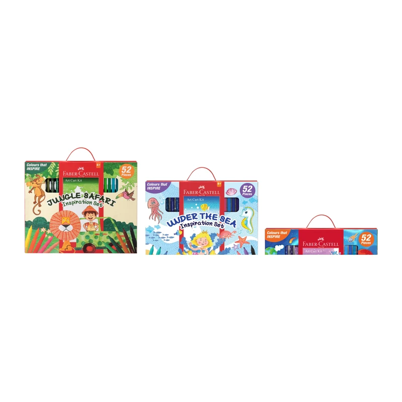 Faber-Castell Art Cart Kit-Jungle Safari