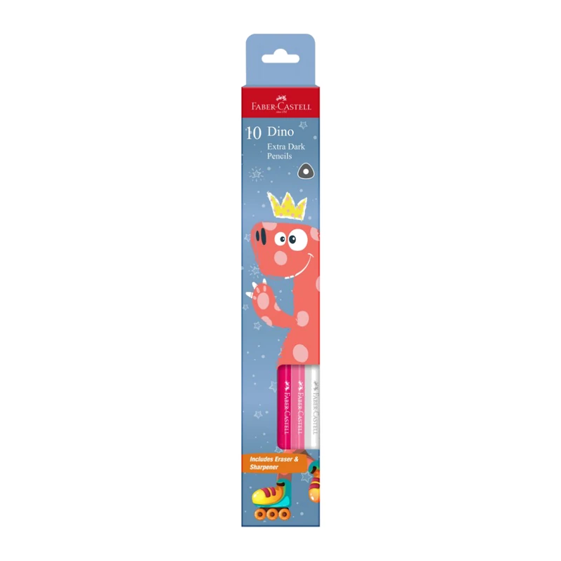 Faber-Castell Dino Pencil Pack of 10
