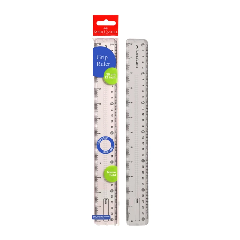 Faber-Castell Grip Rulers-Pack of 10-30cm Broad