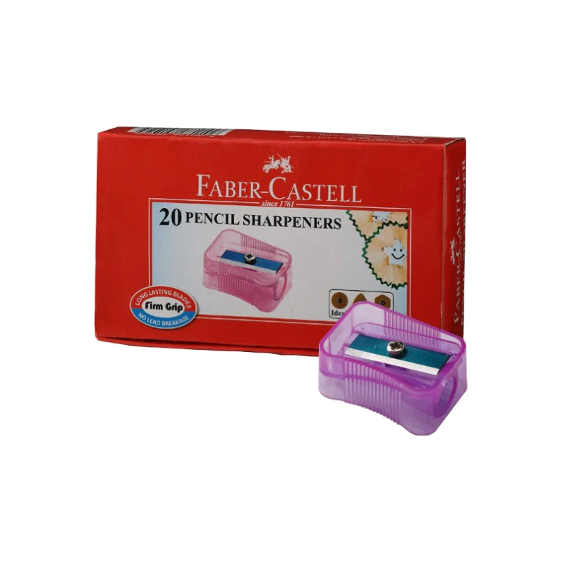 Faber-Castell Plastic Sharpeners-Box of 20