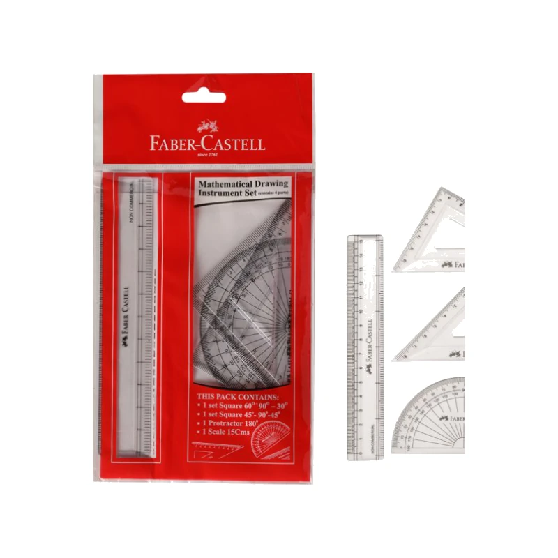 Faber-Castell Mathematical Drawing Instrument Set