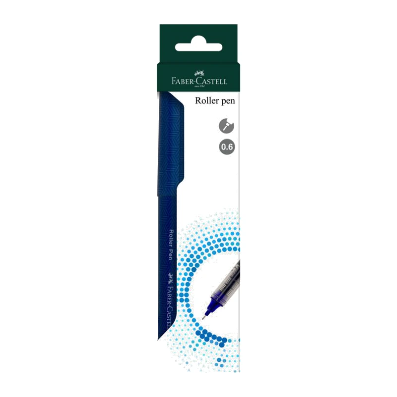 Faber-Castell Roller Pen-Blue Box of 1