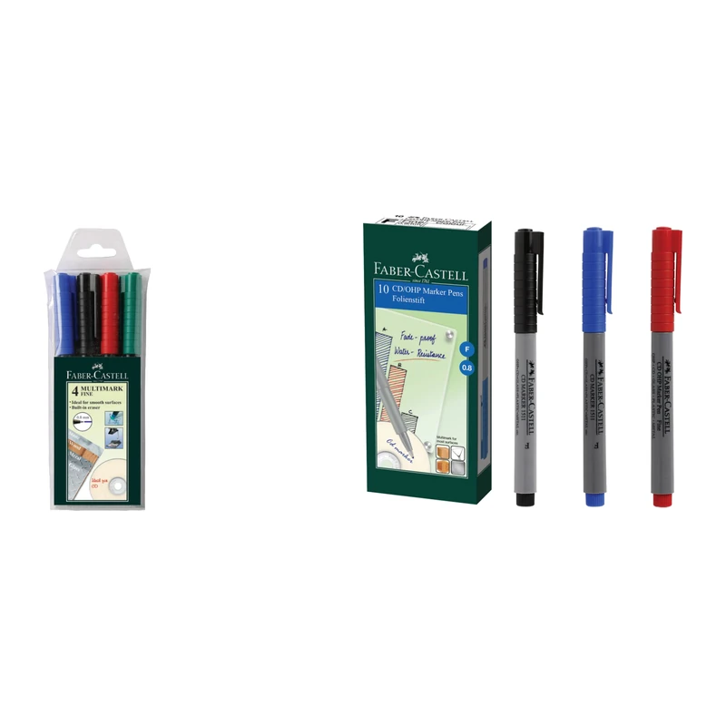 Faber-Castell Multi markers Fine - Wallet of 4