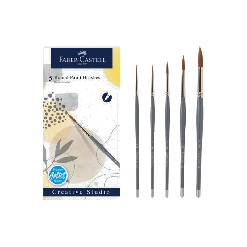 Faber-Castell Synthetic Brush Premium_Round Set of 5