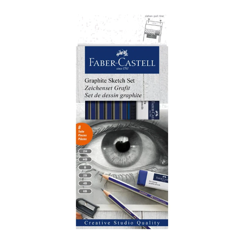 Faber-Castell Goldfaber Graphite Sketch Set of 8