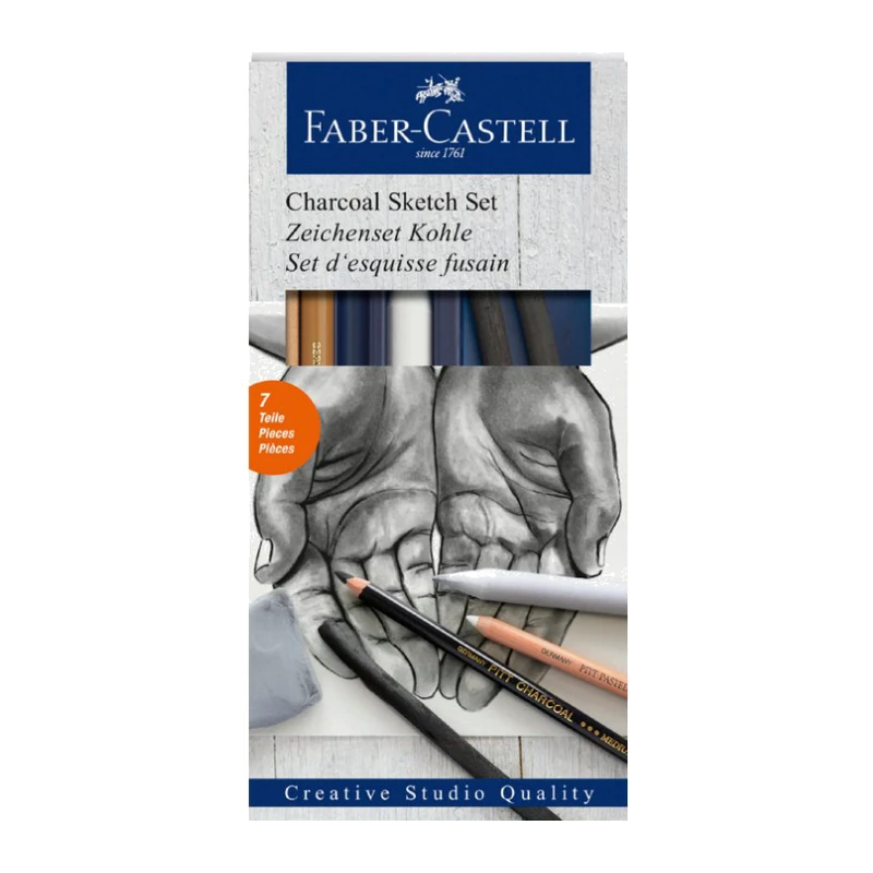 Faber-Castell Goldfaber Charcoal Sketch Set of 7