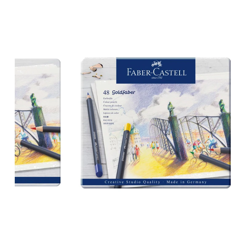 Faber-Castell Goldfaber COLOURPENCILS-TINOF 48