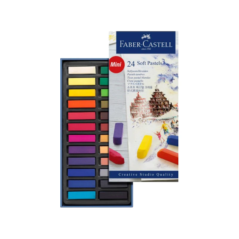 Faber-Castell CSSOFTPASTELS-MINI-SET OF 24