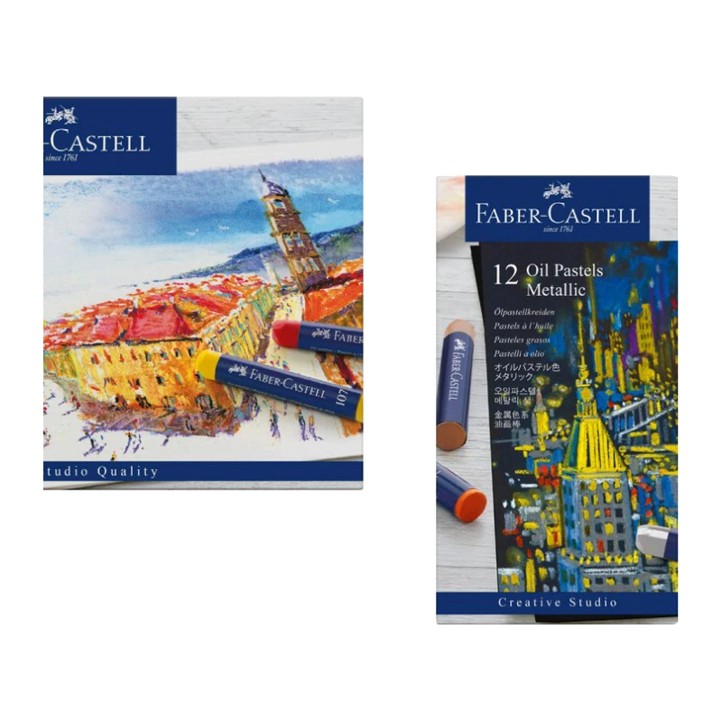 Faber-Castell OIL PASTEL CRAY.B 0X OF 12 METALLIC