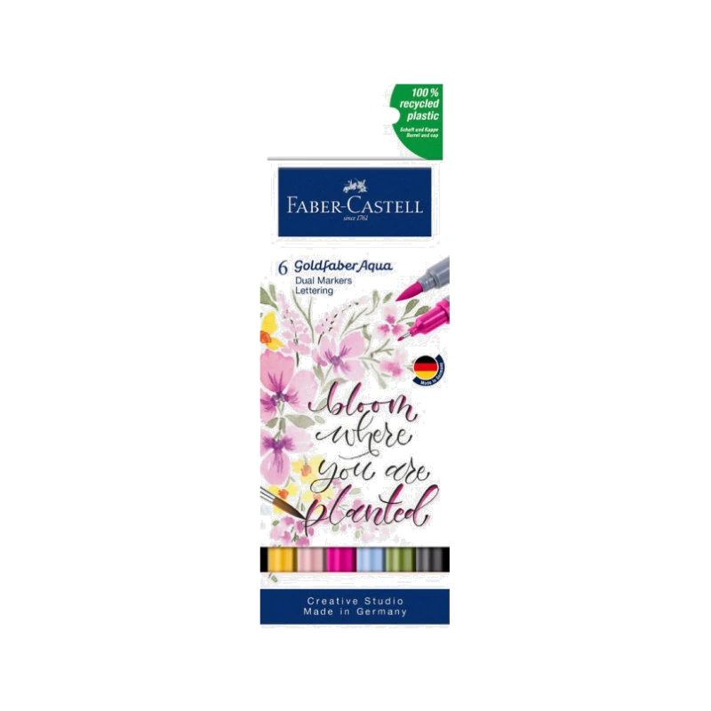 Faber-Castell G OF A AQUA DUAL MARKER LETTERING S 06