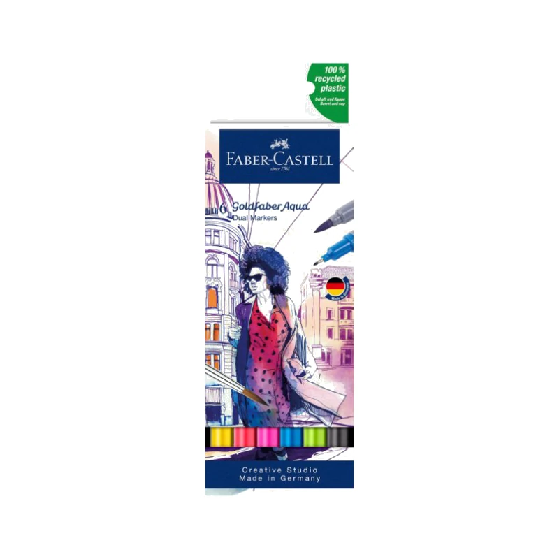 Faber-Castell Goldfaber AQUADUALMARKER, S 06