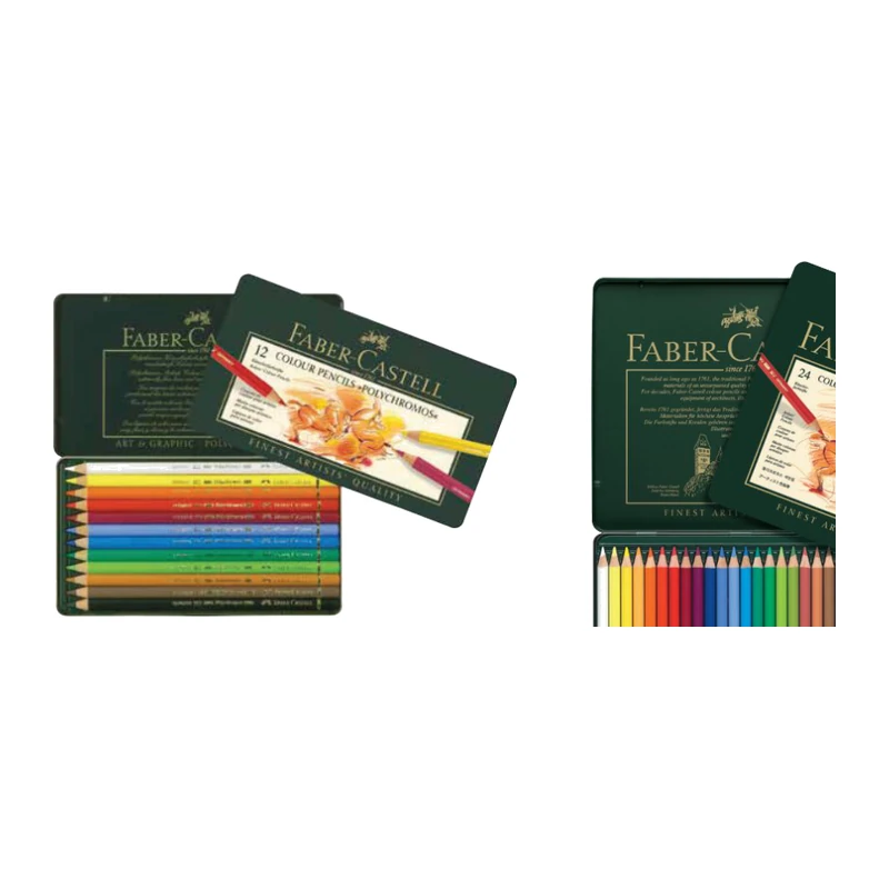 Faber-Castell Poly chromo s Art Colour Pencil Tin -12