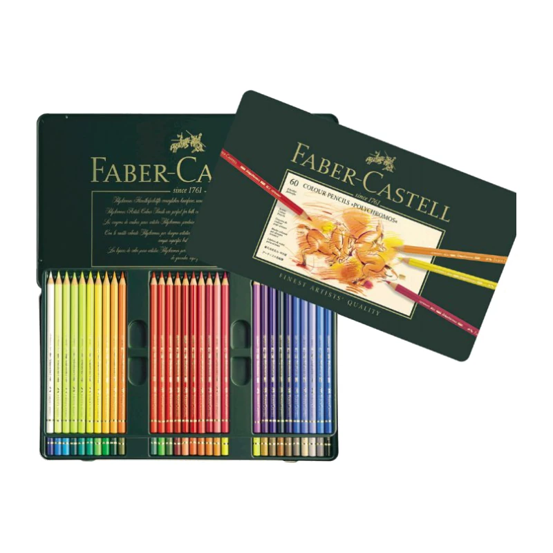 Faber-Castell Poly chromo s Colour Pencils Tin-60
