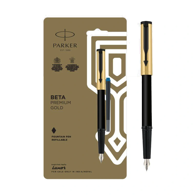 Parker Beta Premium Fountain Pen (Gold)