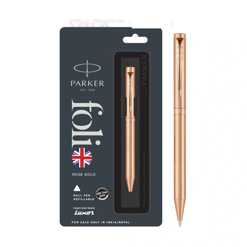 Parker Folio Rose Gold Ball Pen