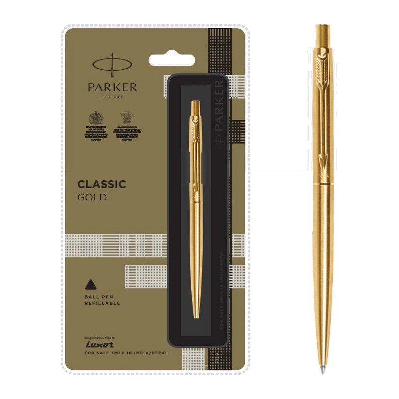 Parker Classic Gold Ball Pen (Gold Trim)
