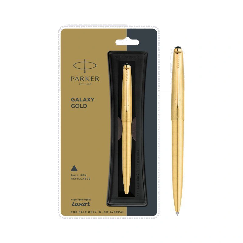 Parker Galaxy Gold Ball Pen (Gold Trim)