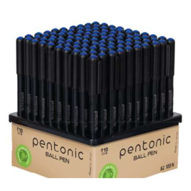 Pentonic 75% Recycled Ball Pen 0.7mm - 100 pcs Dispenser