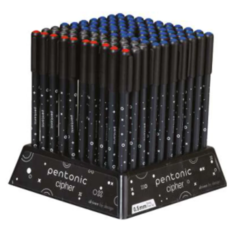Pentonic Cipher Ball Pen 0.5mm - 100 pcs Dispenser