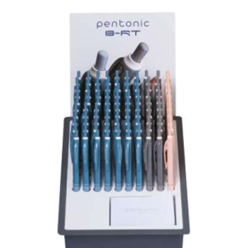 Pentonic B-RT Pastel Ball Pen 0.7mm - 100 pcs Dispenser