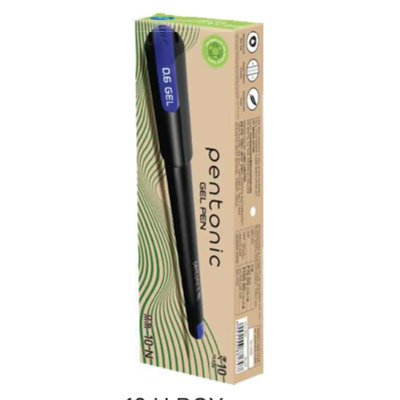 Pentonic 70% Recycled 0.6 Gel Pen - 10 pcs Box
